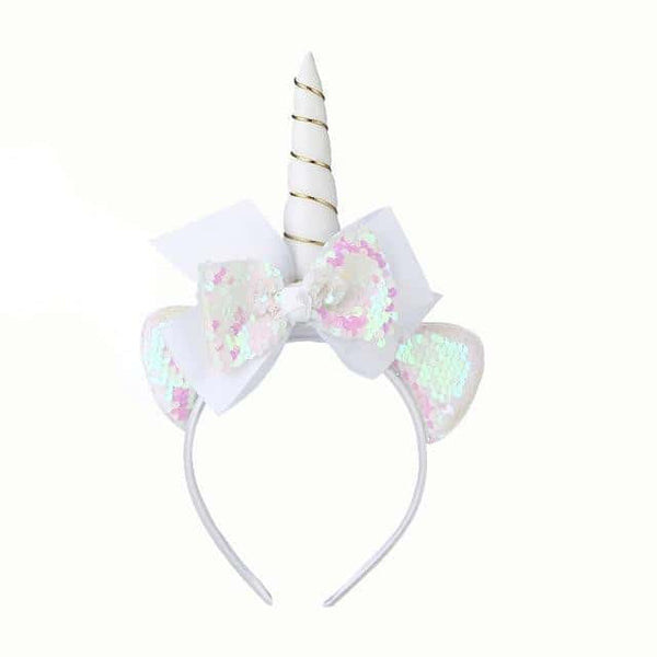White Unicorn Headband